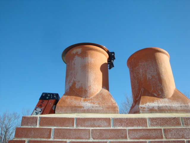 low profile custom round chimney top cover