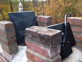 Custom chimney top fireplace flue damper cover