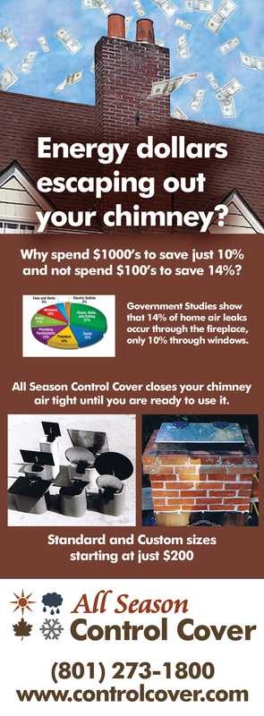 Save Money and Energy with Control Cover Chimney Top Damper